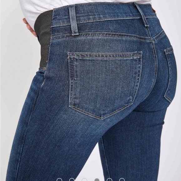 ⭐️HP⭐️Sz30 Paige Verdugo Ultra Skinny Maternity denim Nottingham wash EUC - Picture 4 of 14